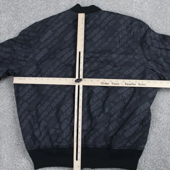 Adidas x Alexander Wang Jacket Men's M Black L/S Reversible "Packaging Paper" - Picture 4 of 13